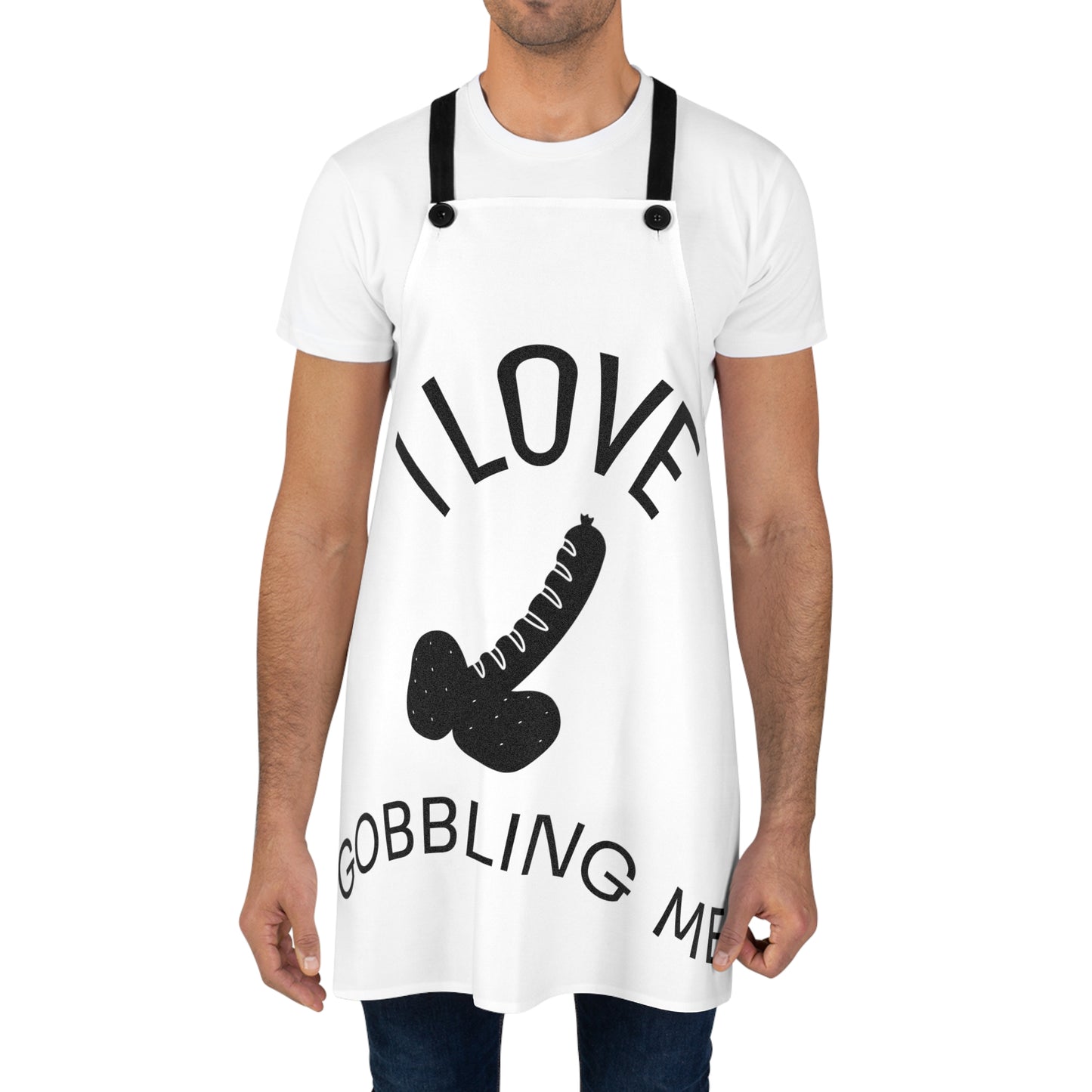 Apron — I Love Gobbling Meat