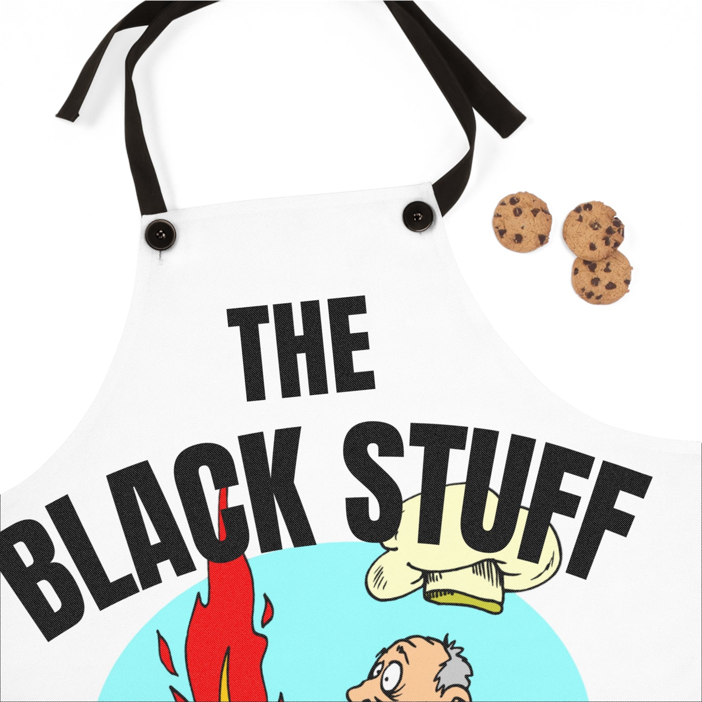Apron — "The Black Stuff Is Extra Flavorrr"
