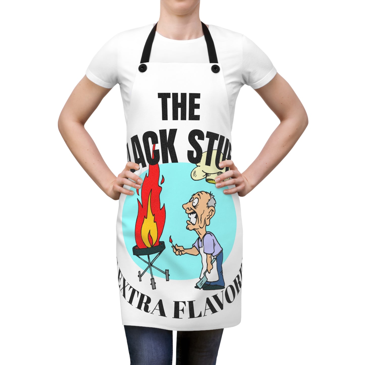 Apron — "The Black Stuff Is Extra Flavorrr"