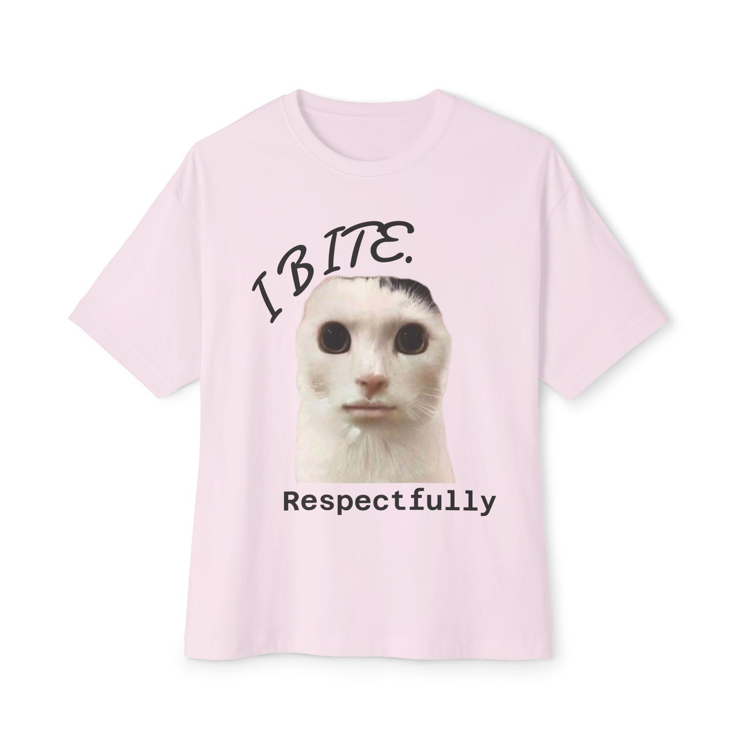 "I BITE. Respectfully." Box-Tee