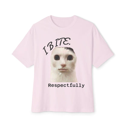 "I BITE. Respectfully." Box-Tee