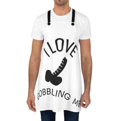 Apron — I Love Gobbling Meat